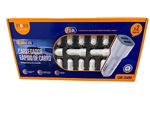 CAR-2049D CARREGADOR VEICULAR AVULSO INOVA