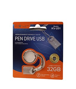 KV-251 MINI PEN DRIVE 32GB INOVA PRIME