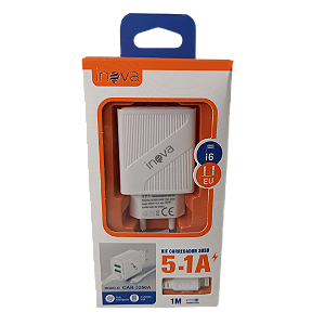 CAR-3250A CARREGADOR PARA IPHONE 5.1A INOVA