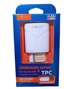 KV-3146C CARREGADOR TIPO C 4.8A INOVA