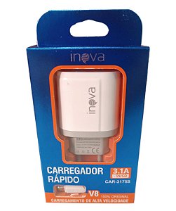 CAR-3175S CARREGADOR V8 3.1A INOVA