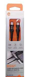 BA-CBO106 CABO USB-C TIPO C 65W BASIKE
