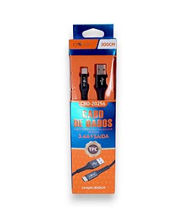 CBO-20256 CABO USB TIPO C 3.4A 3M INOVA PRIME