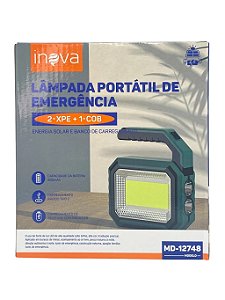 MD-12748 LUMINÁRIA SOLAR PORTÁTIL INOVA