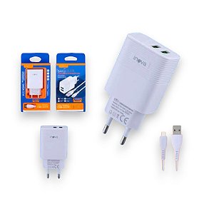 CAR-3227C CARREGADOR USB TIPO C 3.1A INOVA