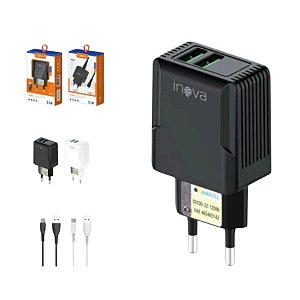 CAR-12724C CAREGADOR USB TIPO C 3.1A INOVA