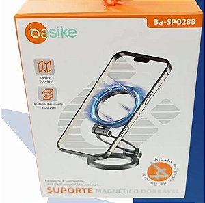 BA-SPO288  SUPORTE MAGNETICO PARA CELULAR BASIKE