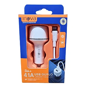 G06-A CARREGADOR VEICULAR 4.1A INOVA