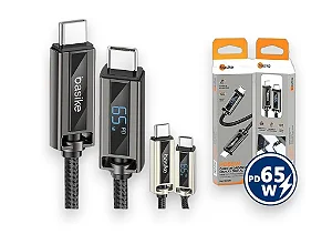 BA-CBO087 CABO TIPO C PARA TIPO C 65W 1M BASIKE