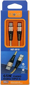 HBT-8810 CABO USB-C PARA USB-C 65W 2M INOVA