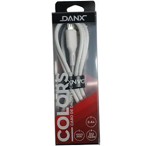 DU123M CABO MICRO USB 1M 2.4A DANX