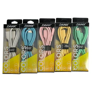 DU123L CABO USB PARA IPHONEC 1M 2.4A DANX