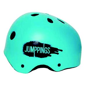 Capacete Azul Thiffany Jumppings skate