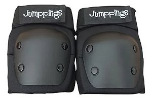 Kit Proteção Skate Jumppings Joelheira Cotoveleira, Munhequiera