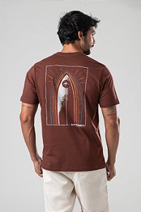 CAMISETA MARESIA SILK HOLY MARROM EXPRESSO