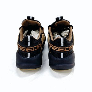Tênis Freeday Static Cognac Choco Preto FR30002