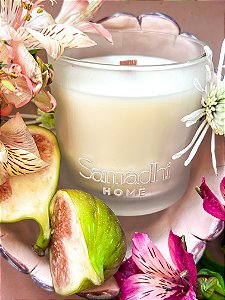 Vela Aromática Flor de Figo 200g - Momentos