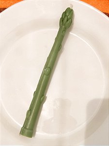 VELA CASTIÇAL ASPARGO - DECORATIVA - KIT 2 UNIDADES