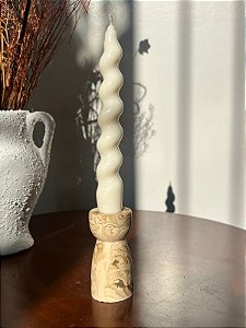 DUPLA VELA CASTIÇAL CURVAS