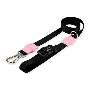 Guia Hold On Classic Black Rosa Dog Trip Brasil