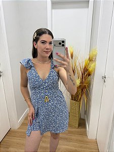 Macaquinho Avilla Flor Azul