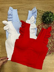 Cropped Duna Babado Patricia