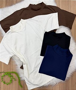 Blusa Manga Gola Algodão