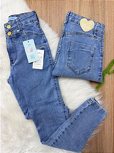 Calça jeans clara Boötes Júlia