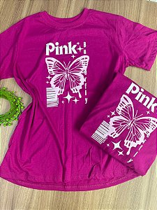 T-shirts Borboleta  Pink Plus