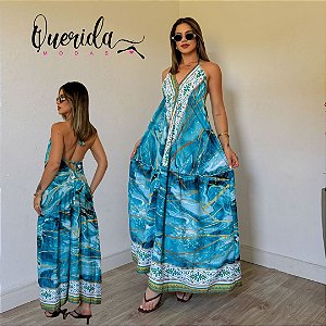 Vestido Indiano Lais Azul
