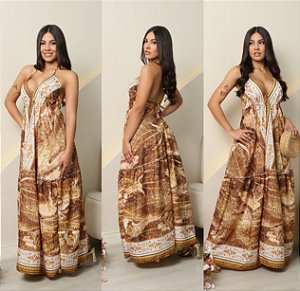 Vestido Indiano Lais Marrom