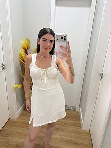 Macaquinho Debora amarração Branco