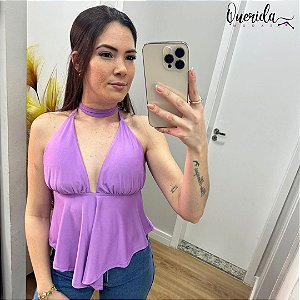 Blusa Bata BuBu Lilás