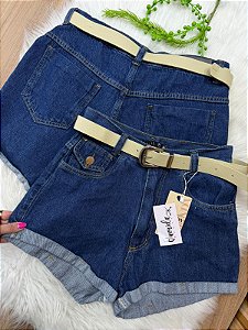 Shorts Jeans Maria Botão