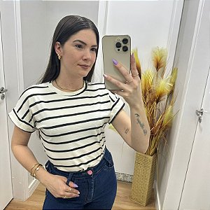 Blusa Listra Suellen Preto