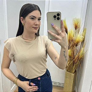 Blusa Muscle Sara Bege