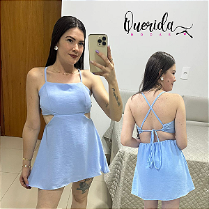 Macaquinho Larissa Azul claro