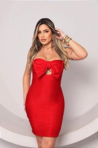 Vestido Laço Acetinado