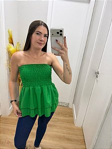 Blusa Bata Lisa Lastex