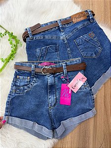Shorts jeans flexy Cinto