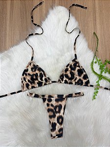 Biquini Fita Duplo Onça