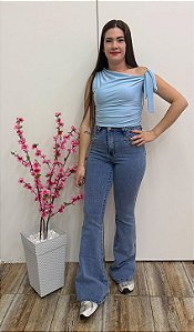 Calça Jeans Flare Clara