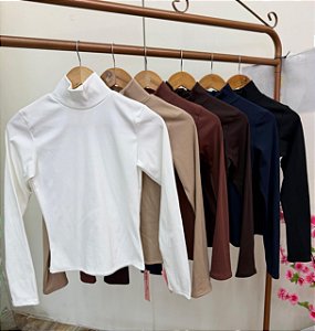 Blusa Ribana Gola Manga Longa Flanelada