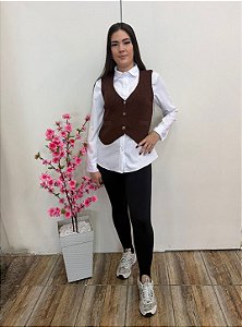 Calça Legging com Pezinho Premium – Preta