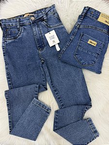 Calça Jeans clara lateral