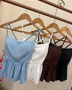 Blusa Peplum alçinha