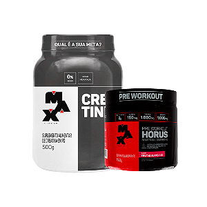 CREATINA 500g + HORUS 150g - MAX TITANIUM