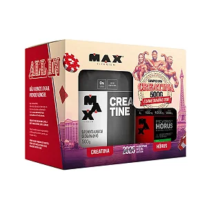 PROMO PACK MAX TITANIUM - CREATINA 500g + HORUS 150g
