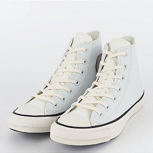 Tênis Converse Chuck Taylor Cano Alto Azul Luar/Amendoa Feminino