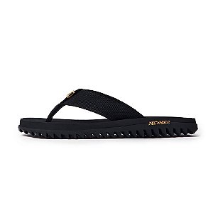 Chinelo Kenner Kivah Gold Preto/Preto Masculino